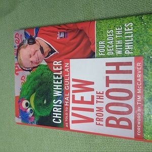 PHILLIES VIEW FROM THE BOOTH 2009 HARDBACK BOOK WHEELER